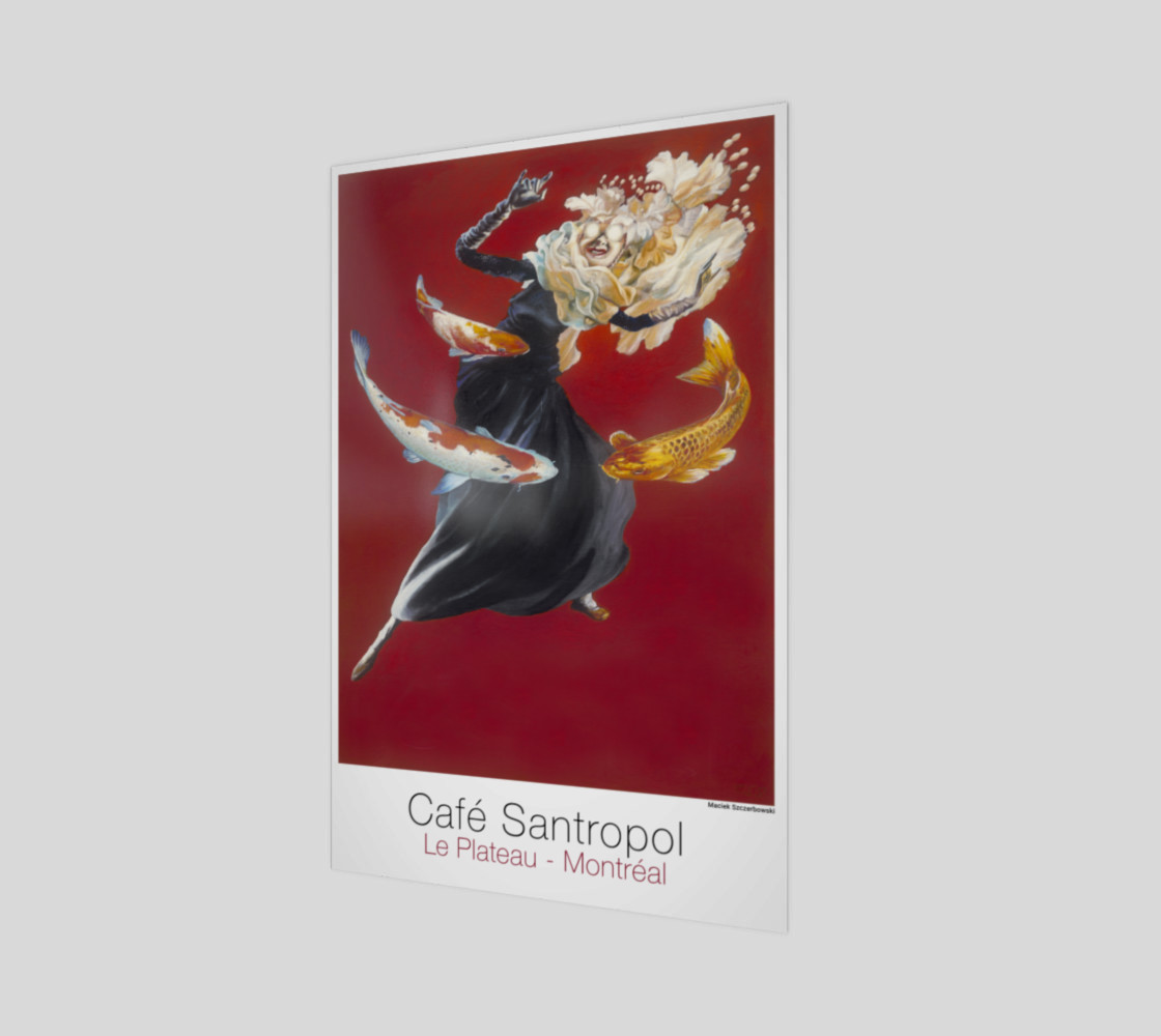 Cafe Santropol - Woman & Goldfish preview #1