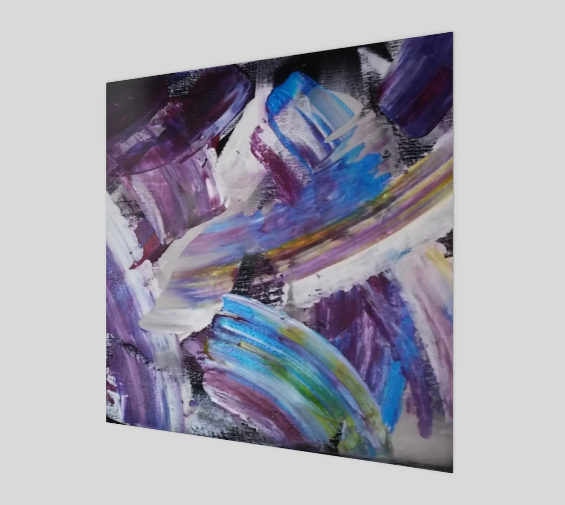 Energy Shift Abstract Painting by Janet Gervers preview #1