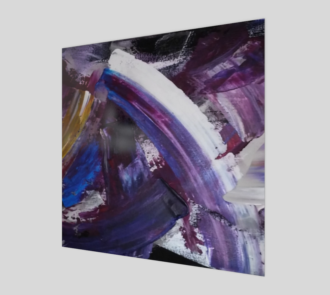 Energy Shift Wave - Abstract Painting by Janet Gervers preview #1
