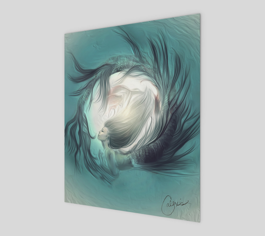 Siren Wood Print preview #1