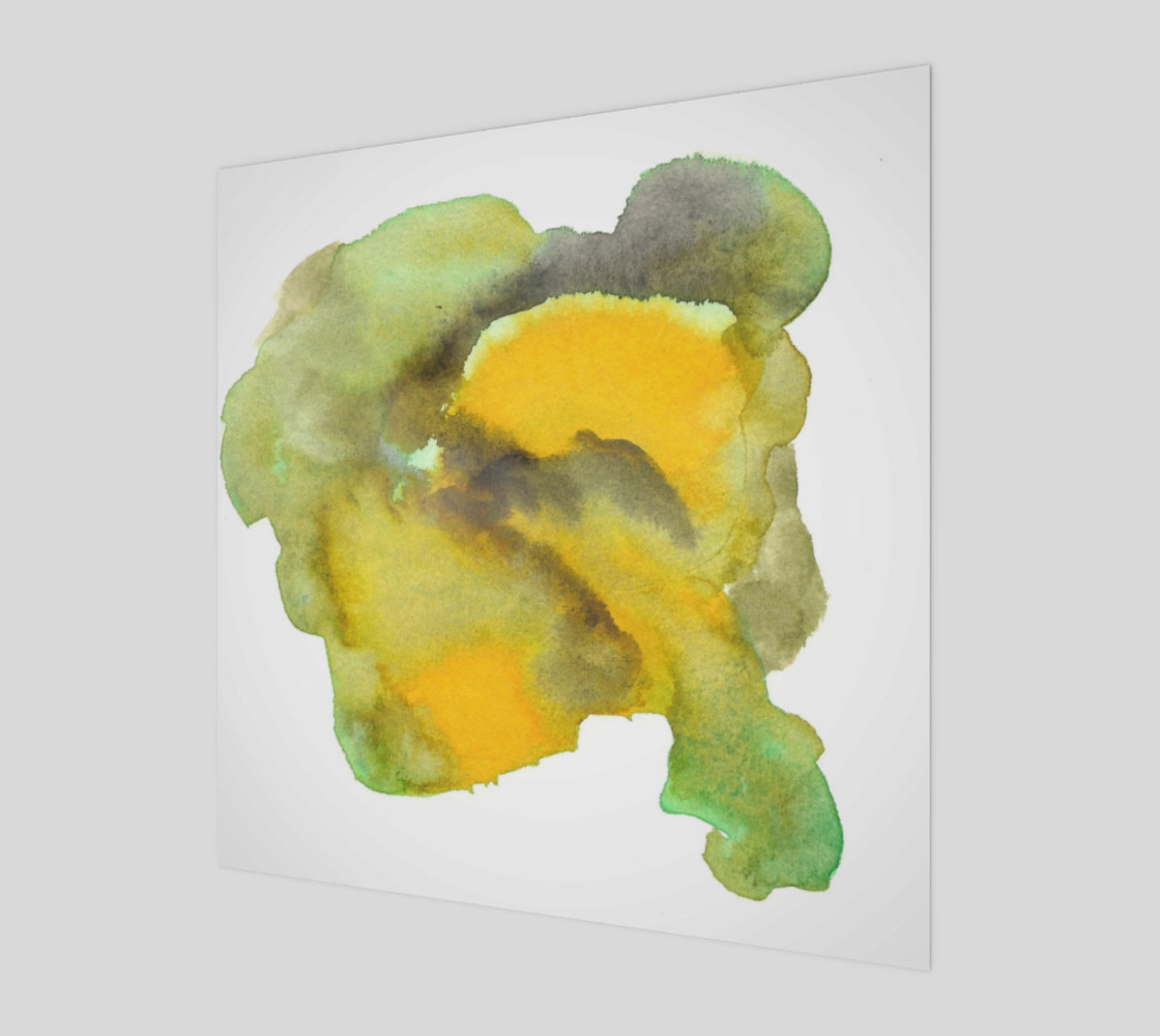 Watercolor green preview #1