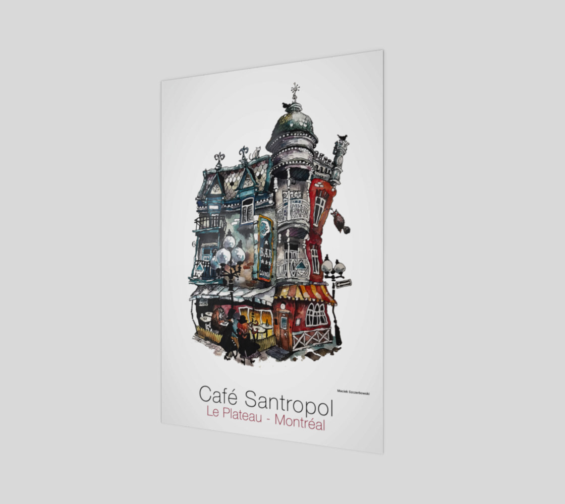 Cafe Santropol - Bar  Luna House 3D preview
