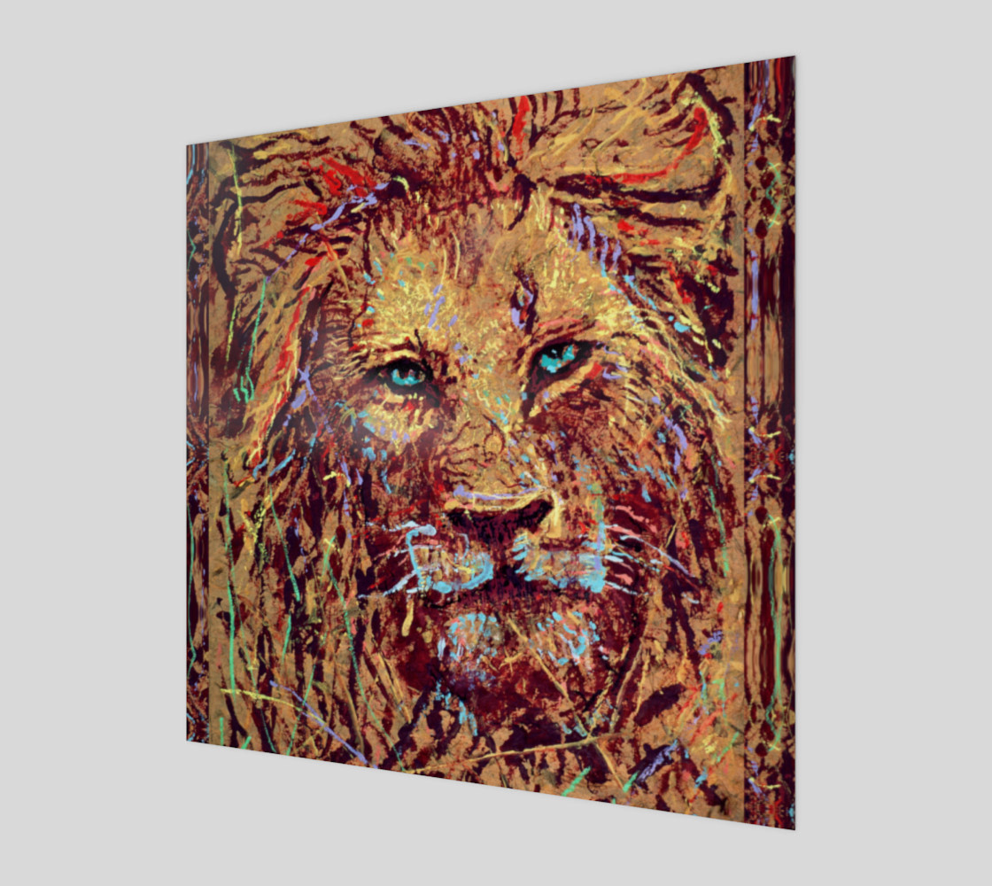 King Leo Close-up Fashion-Match / Virtual-Frame-In-Print preview #1