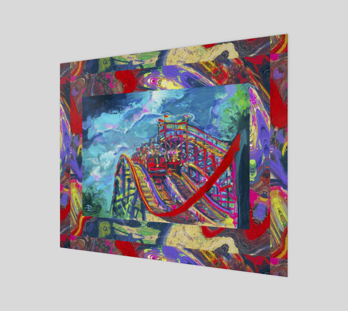 Roller Coaster Circus Fashion-Match / Virtual-Frame-In-Print preview #1