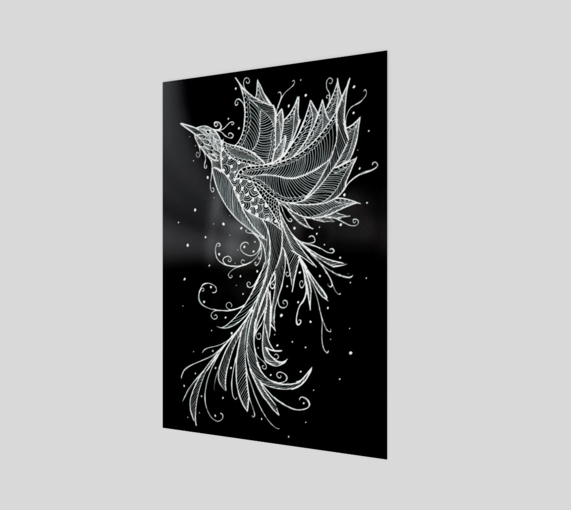 Rising Phoenix Lineart preview #1