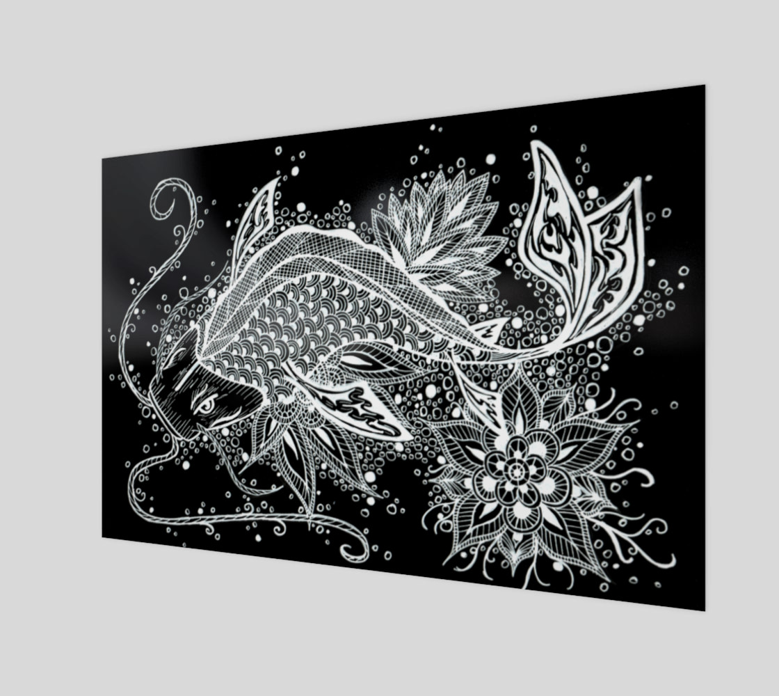 Zen Koi Lineart preview #1