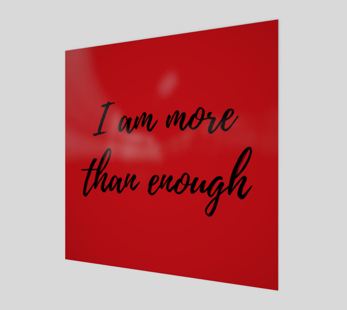 I am more than enough on Canvas preview #1