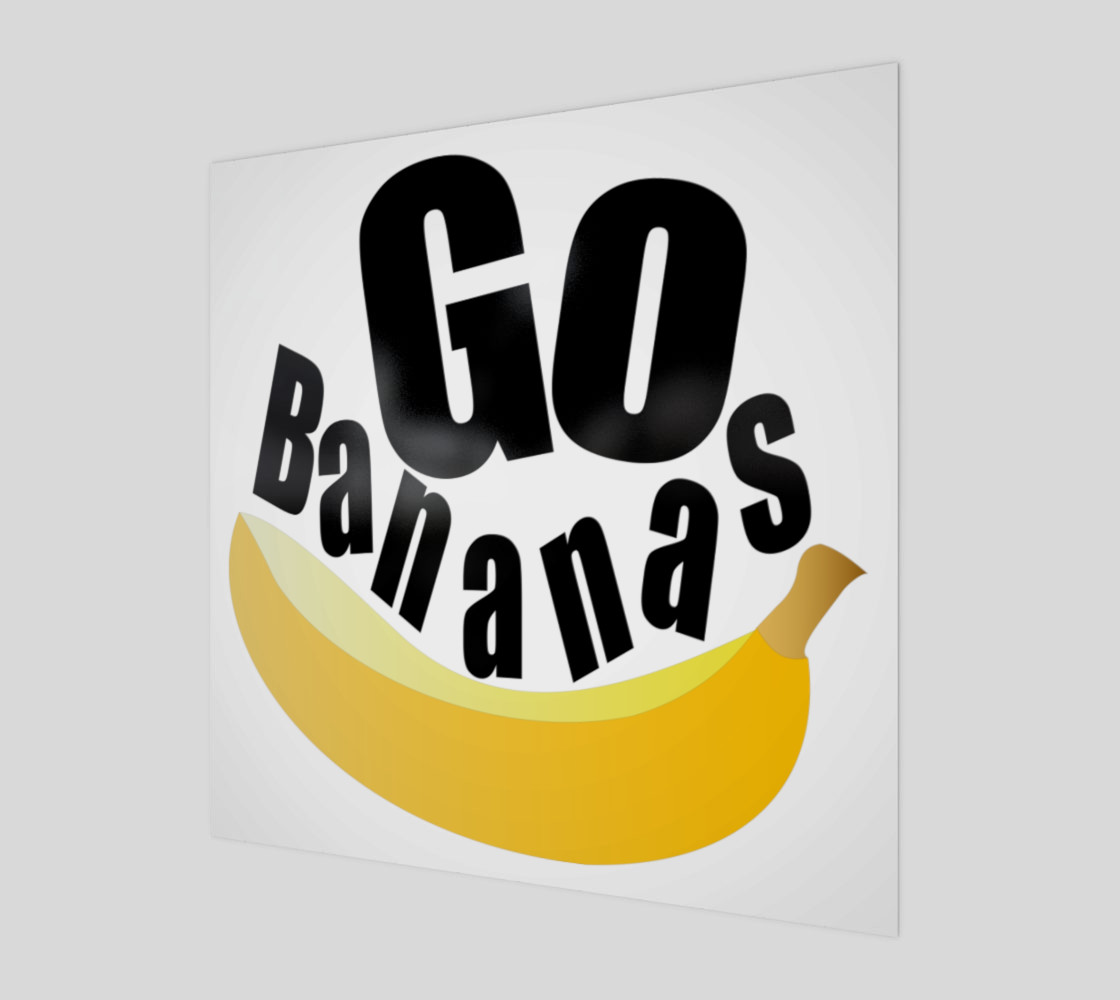 Banana Fruit Wall Art 190120B 3D preview