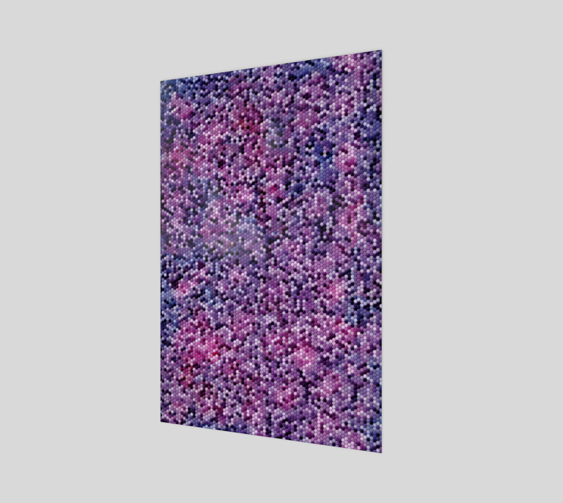 Aperçu 3D de Purple Hexagons