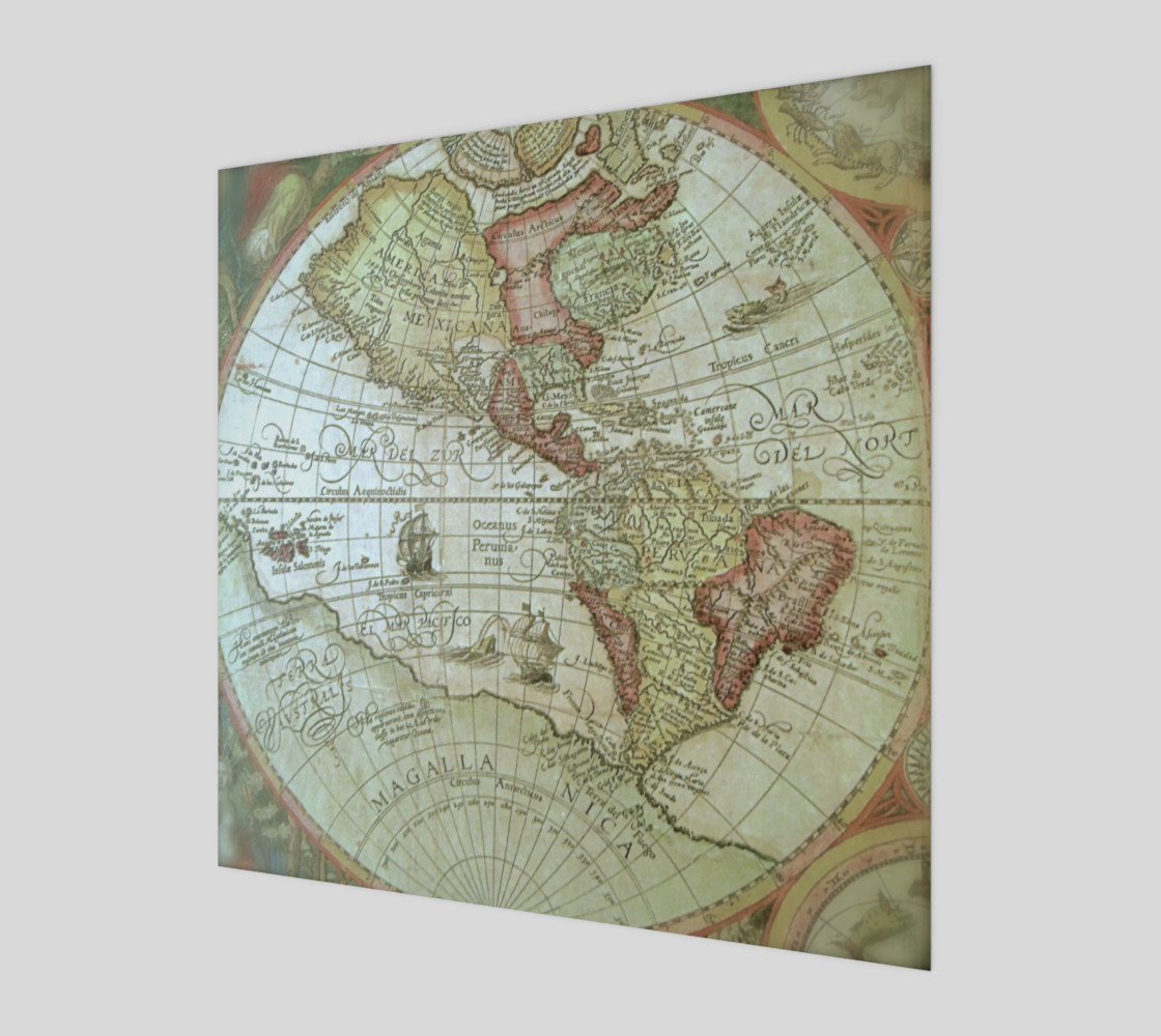 Vintage World Map II preview #1