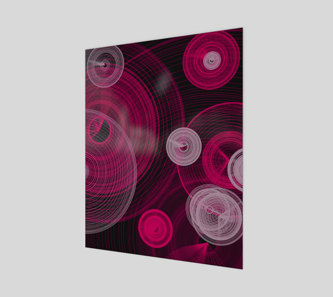 Circles Wall Art 16" x 20" preview #1
