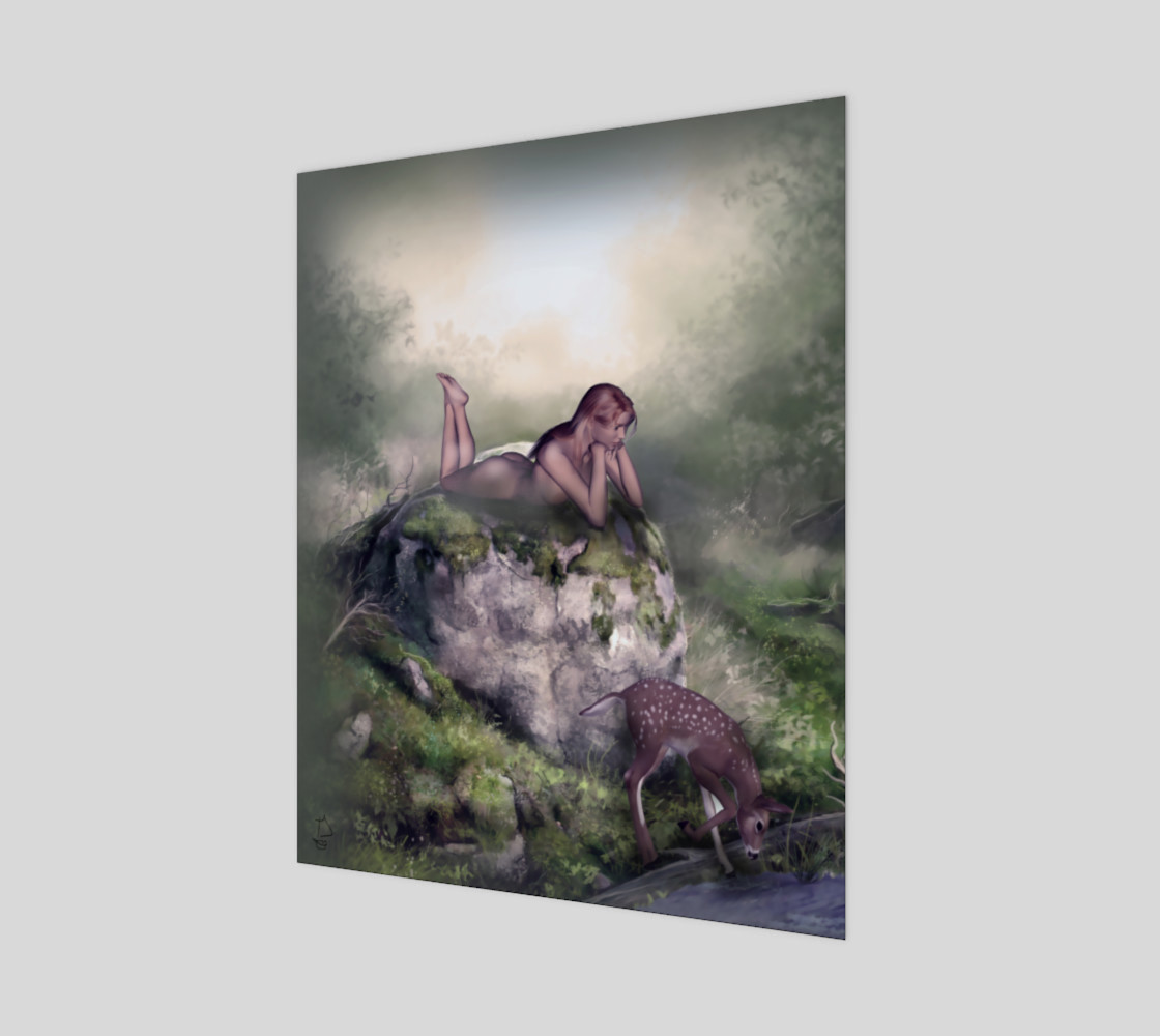 Afternoon Idyll fantasy nude by Tabz Jones 3D preview