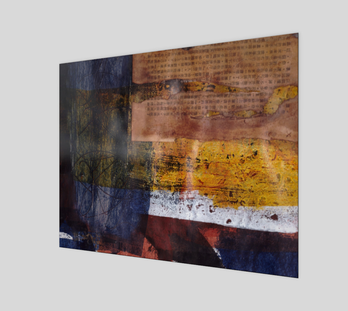 Ancient Text 3 print 20" x 16" preview #1