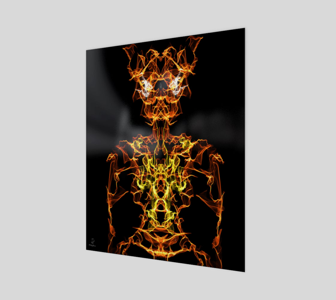 Demon Oracle fantasy art print by Tabz Jones preview #1