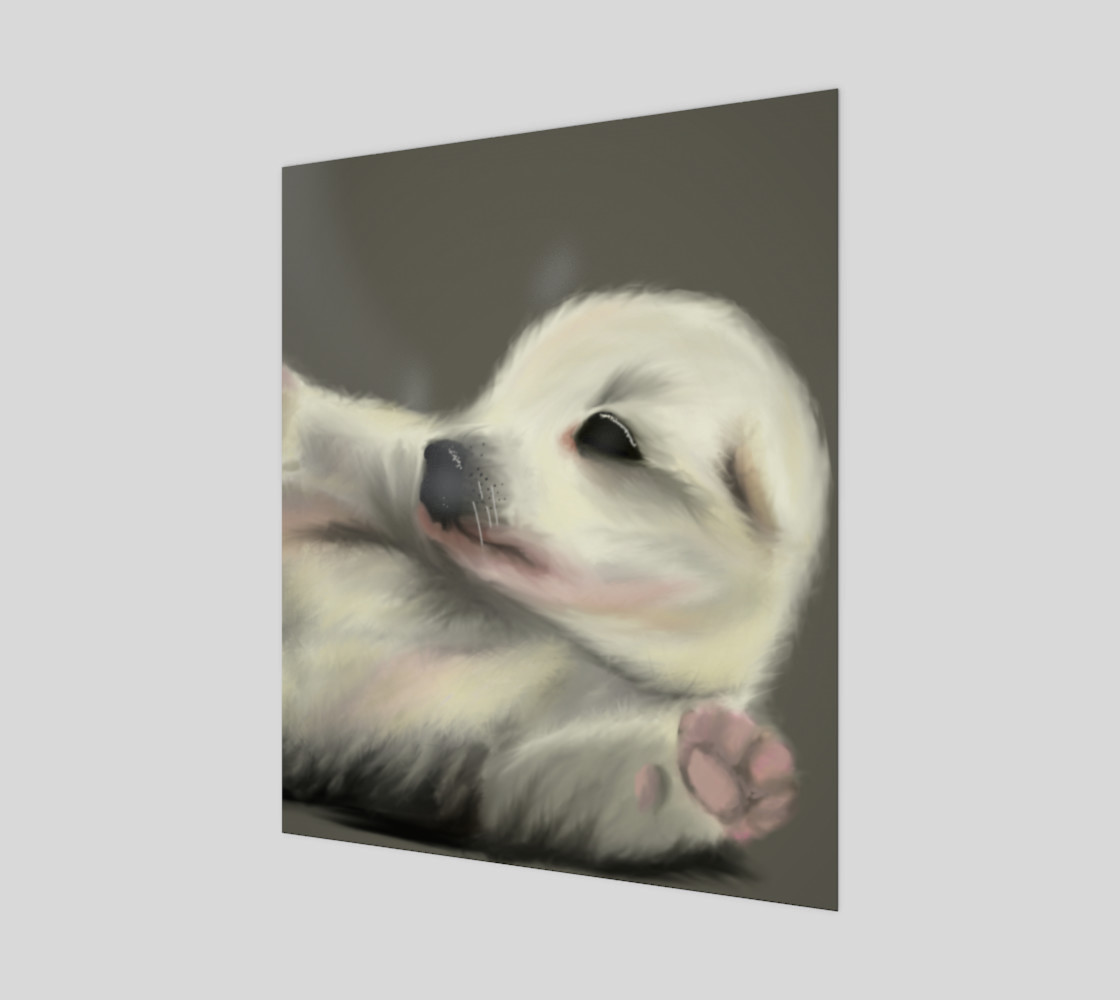 Adorable Puppy Wall Art 20" x 24" thumbnail #2
