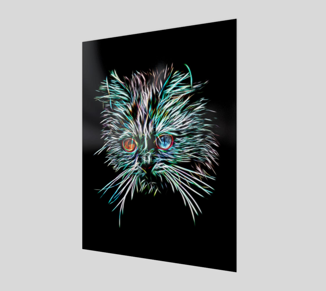 Odd-Eyed Glowing Cat preview #1