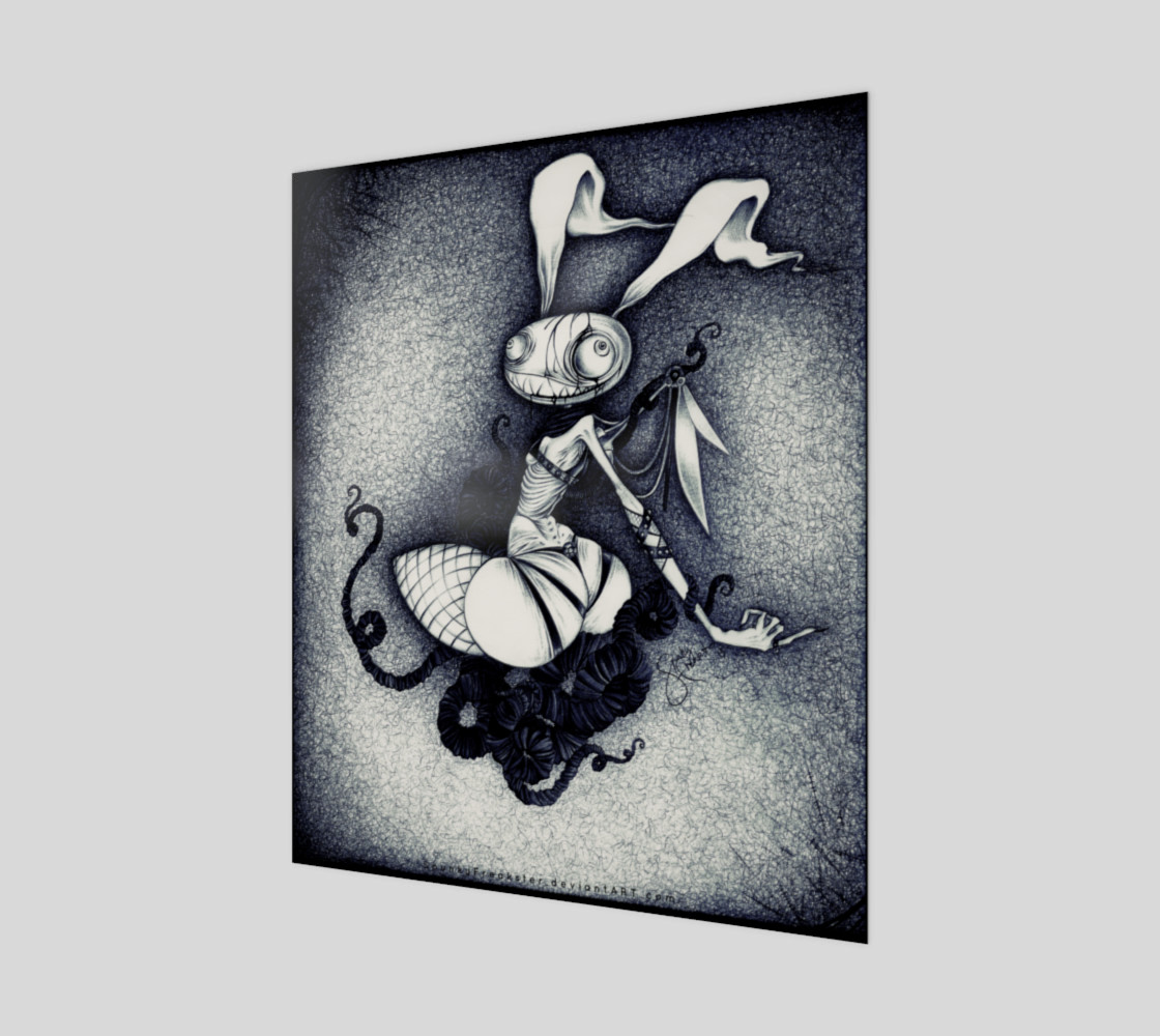 "Dear Rabbit" 20" x 24" preview #1