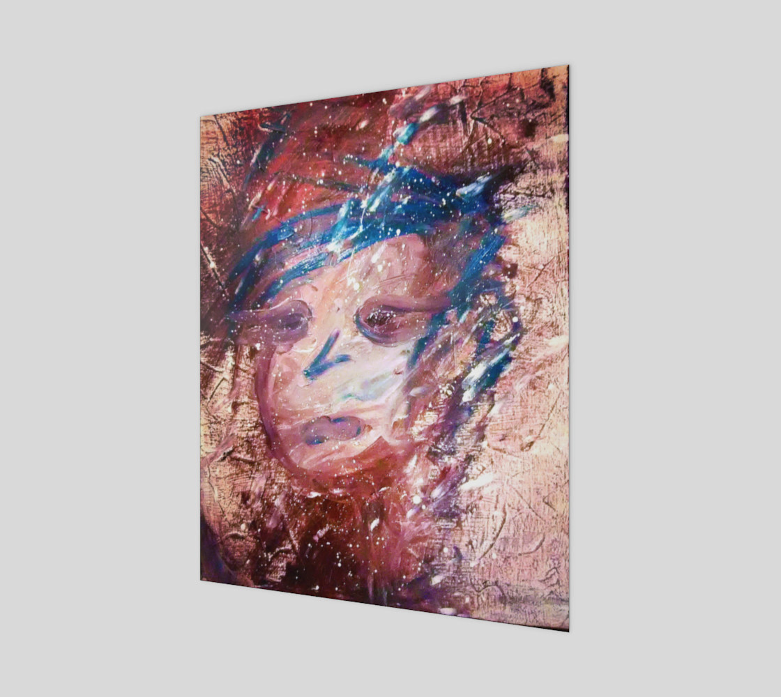 Melancholy Winter Modern Art print by Tabz Jones preview #1
