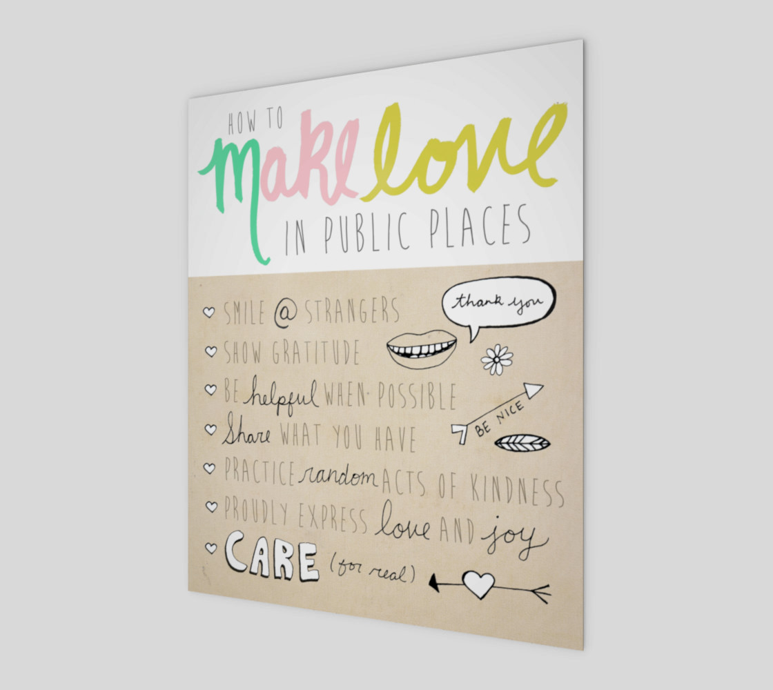Make Love in Public 8x10 preview #1