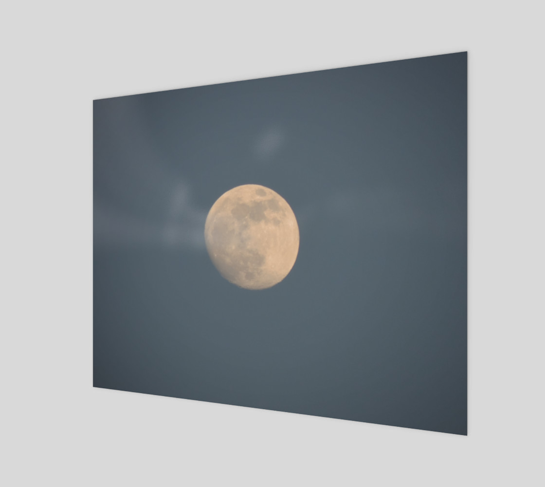 Moon and blue sky preview #1