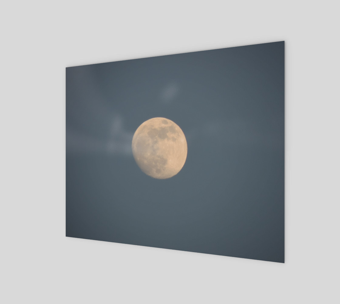 Moon and blue sky Art Print preview #1