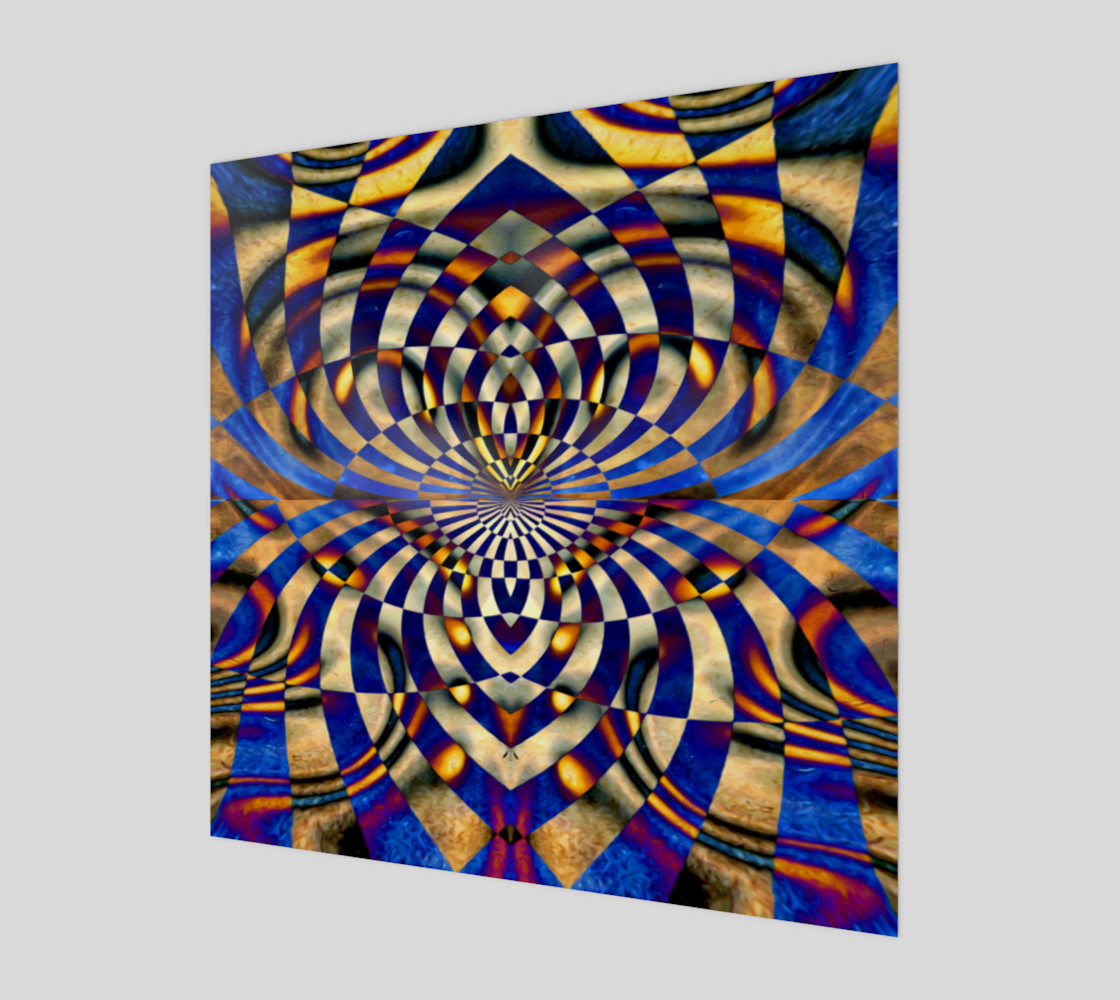 Grungy Squiggly Rectangles Mosaic preview #1