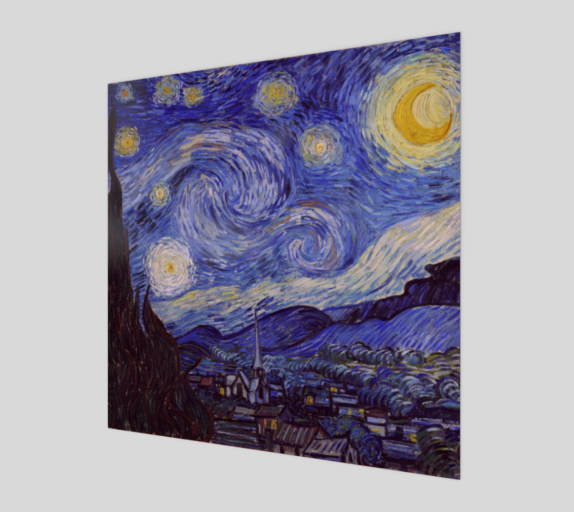 Vincent Van Gogh Starry Night Art Print preview #1