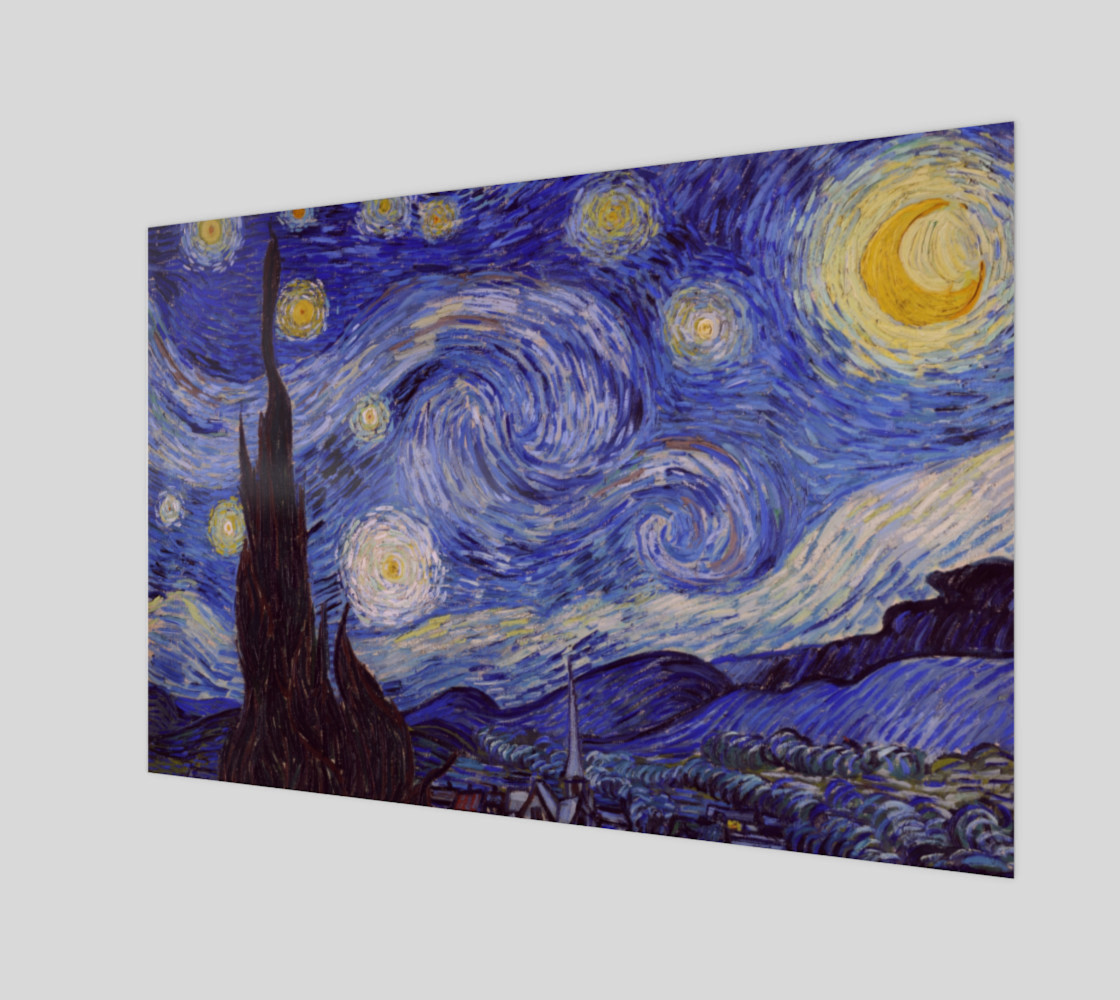 Vincent Van Gogh Starry Night Art Print preview #1