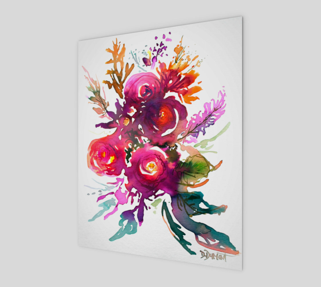 wall-art_Happy Roses preview #1
