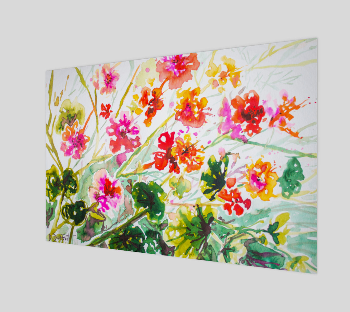 wall_art_Tangy Geraniums 3D preview