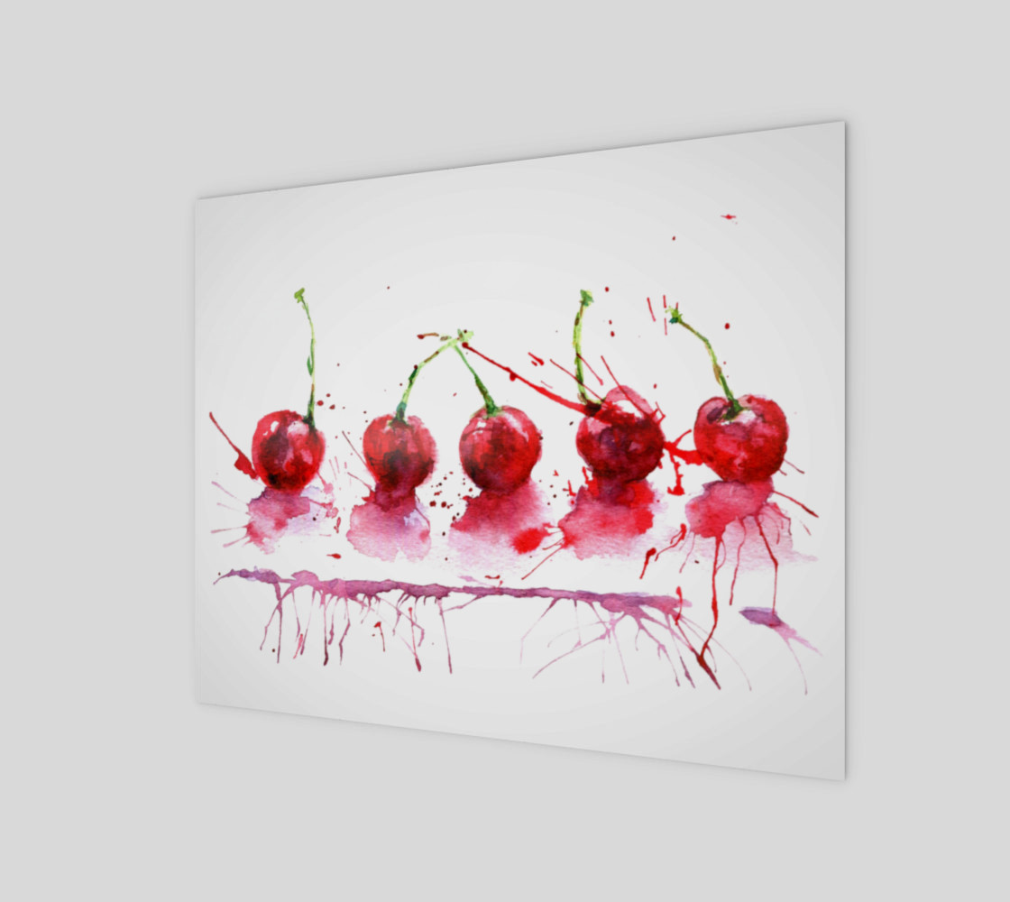 Bright cherry. 3D preview
