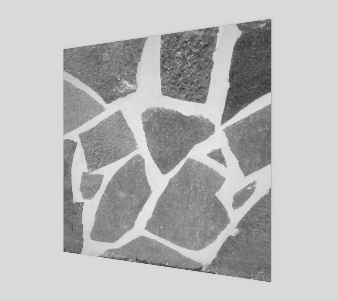 Gray White Stone Mosaic Pattern preview #1