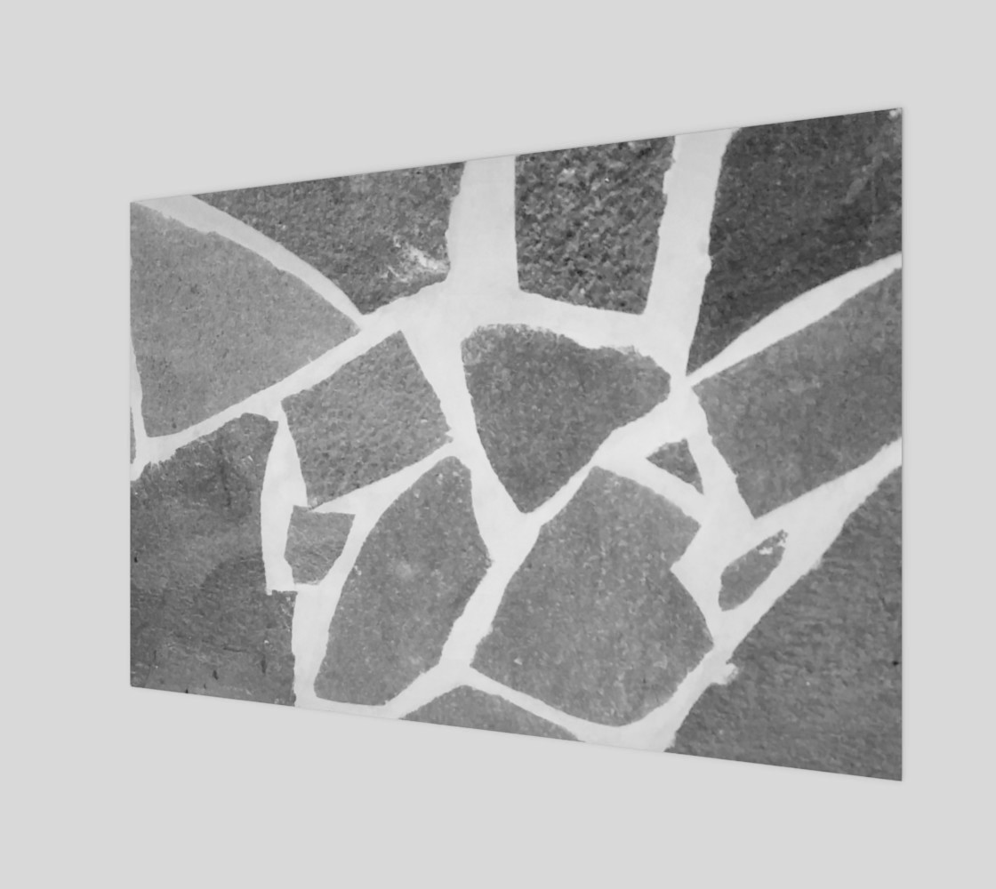 Gray White Stone Mosaic Pattern preview #1