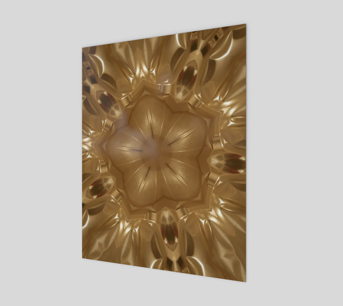 Elegant Gold Brown Shimmering Star preview #1