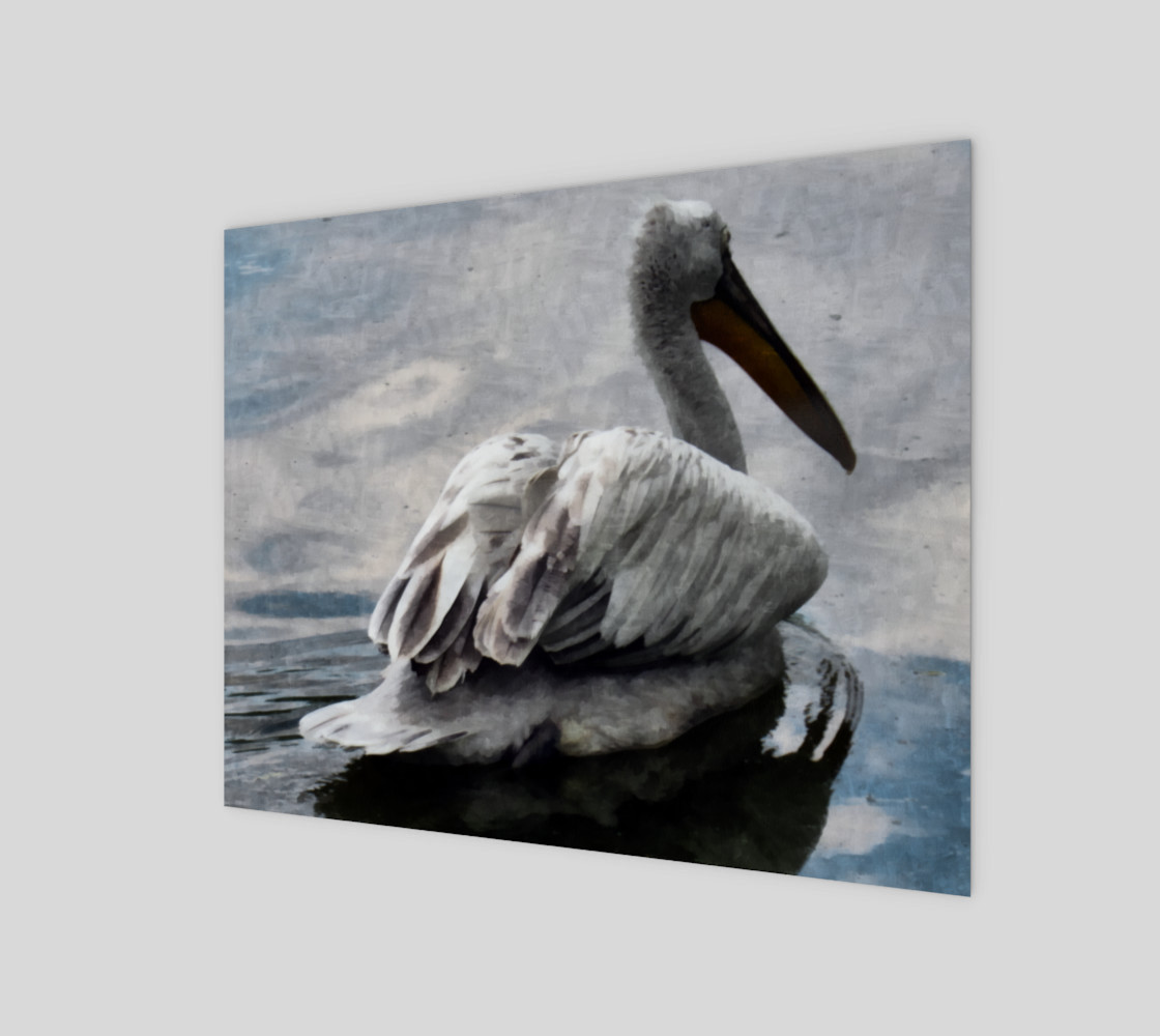 Lonley Pelican(10x8) preview #1
