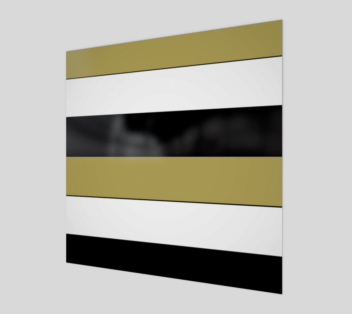 Elegant Black White Brown Gold Stripes Pattern preview #1