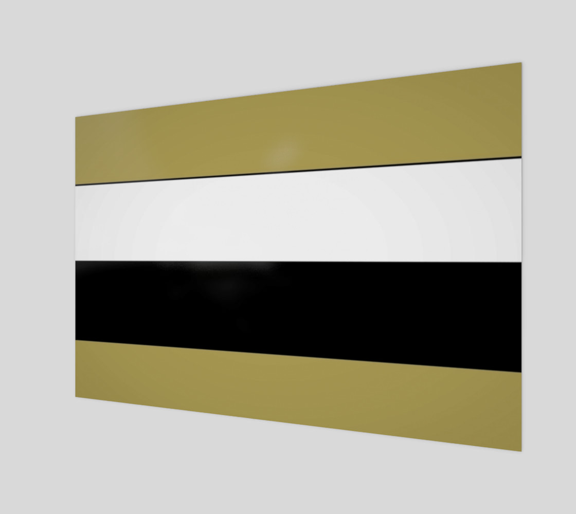 Elegant Black White Brown Gold Stripes Pattern preview #1