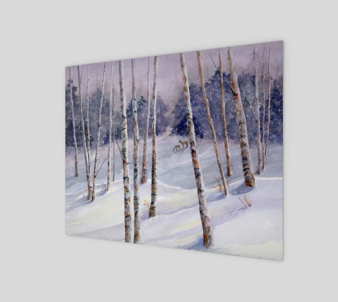 Deer in Woods preview #1