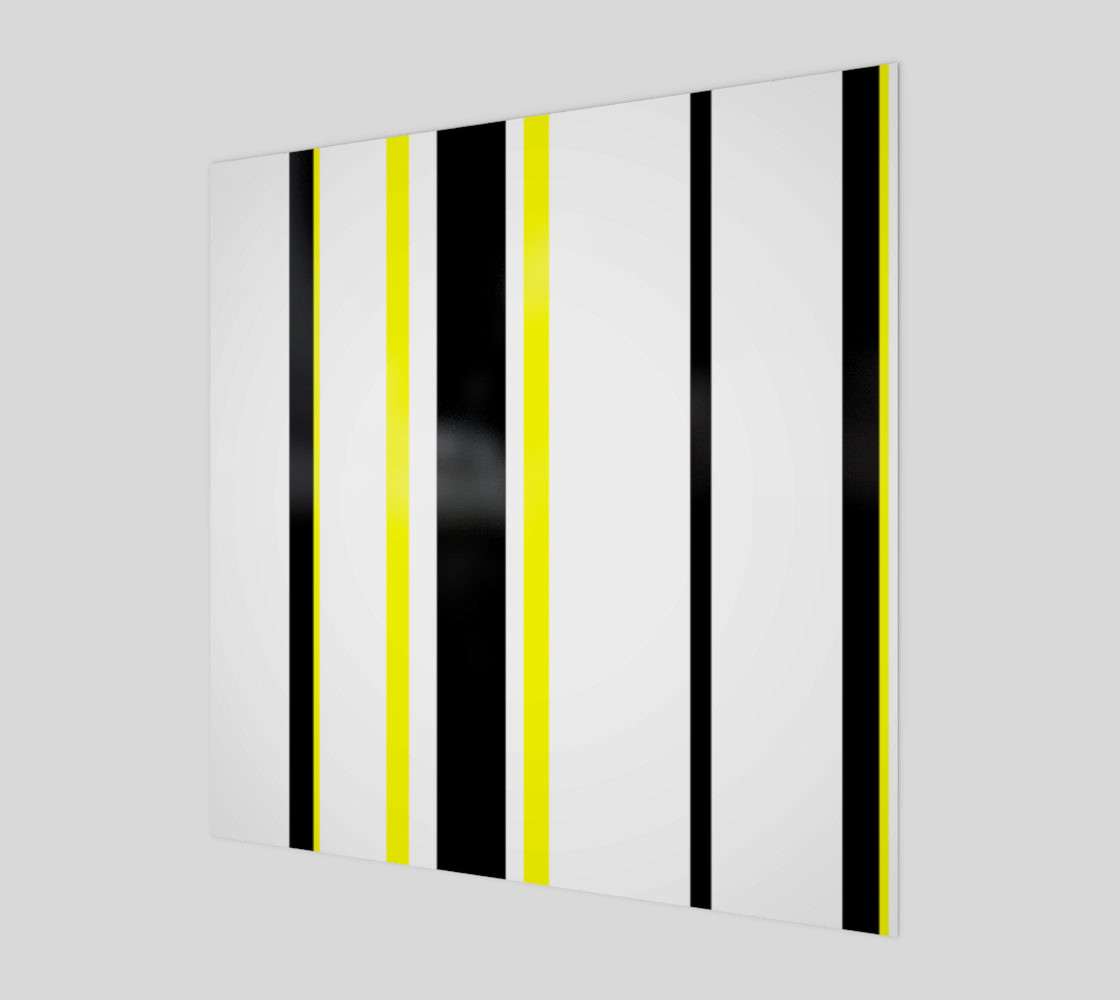 Black Yellow and White Stripes preview #1