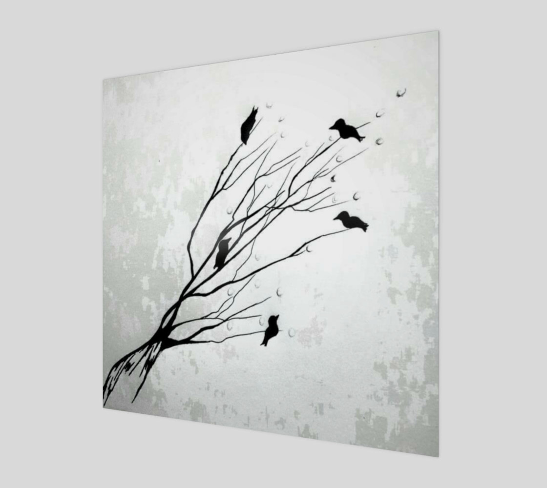 Birds on a branch preview #1