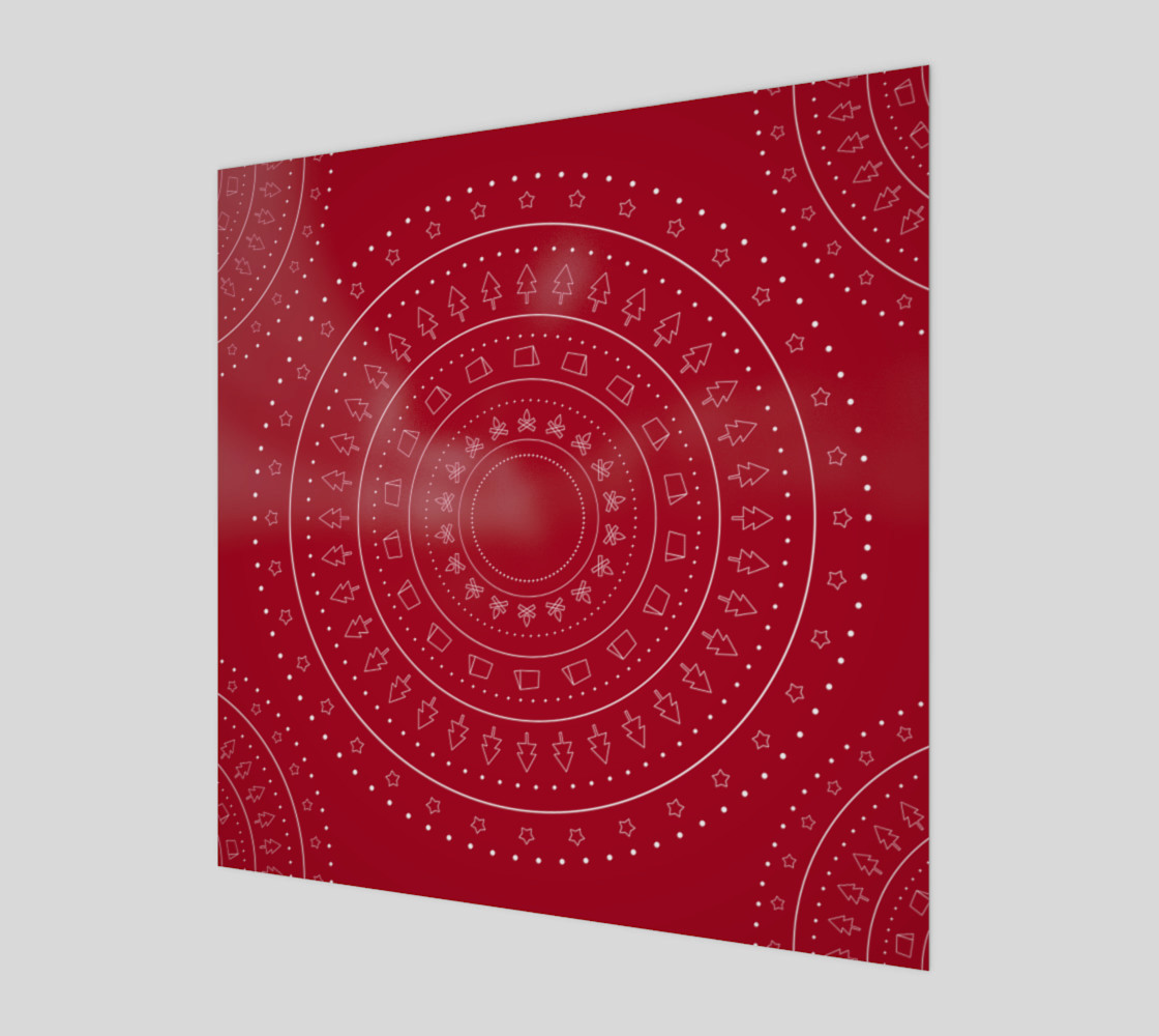 christmas geometric objects preview #1