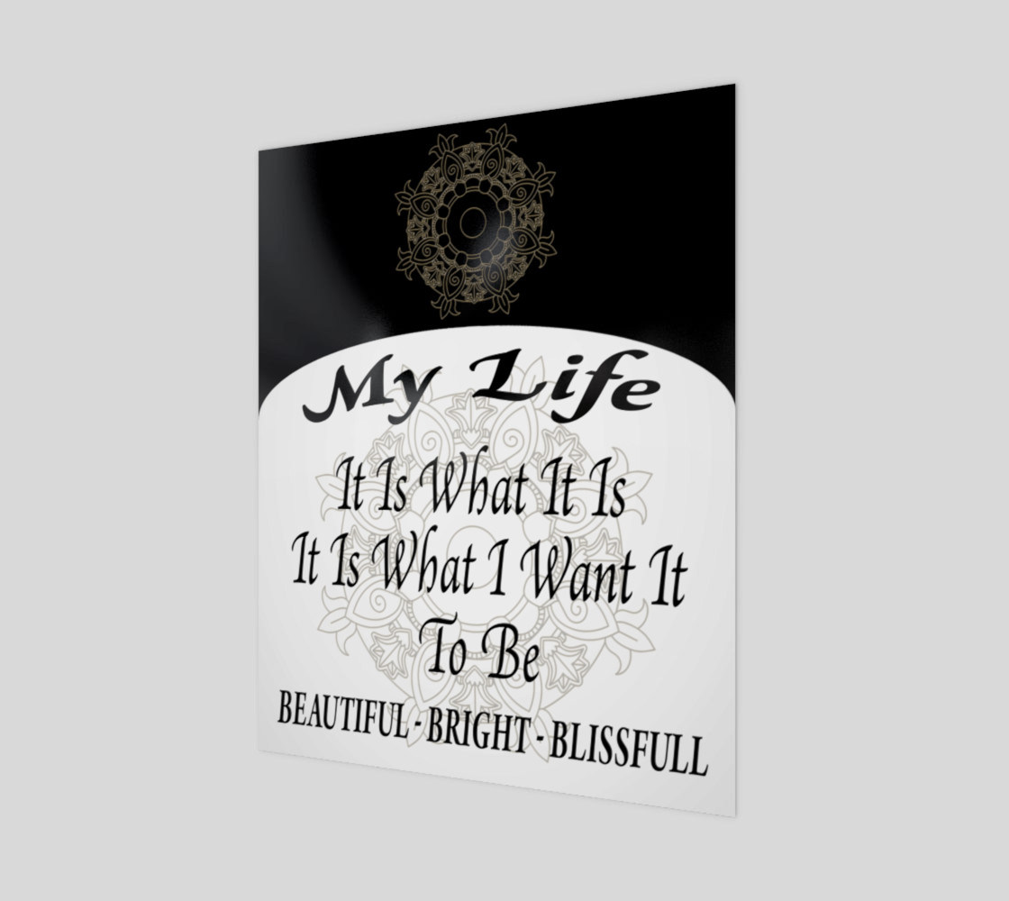 My Life Mandala Poster preview #1