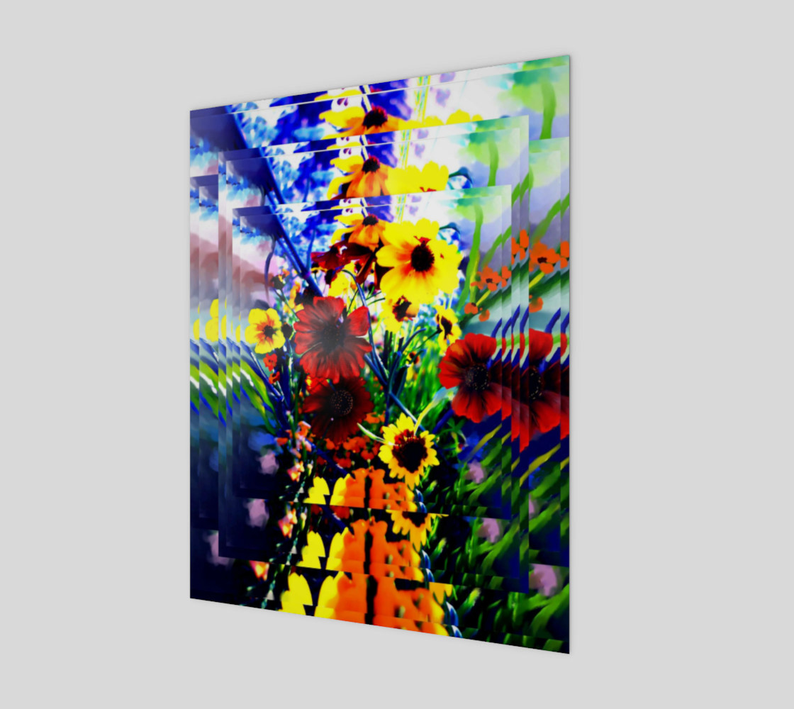 Bright Patch of Flowers Layered preview #1