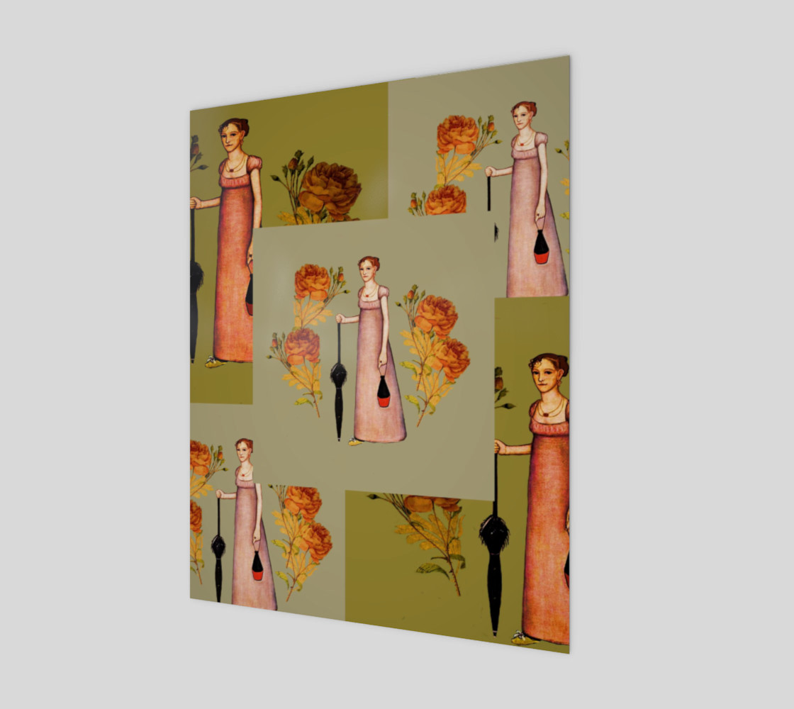 Vintage Lady with Umbrella preview #1