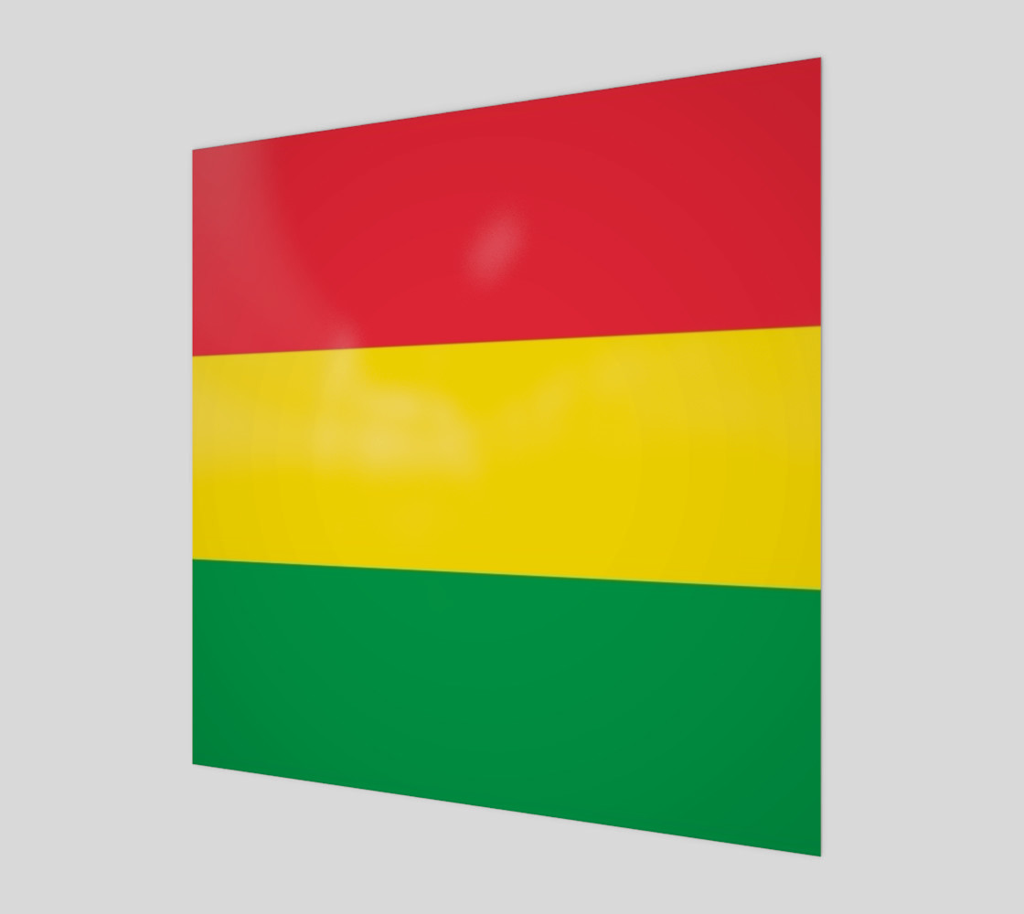 Rasta Colors Green Yellow Red Stripes Pattern preview #1