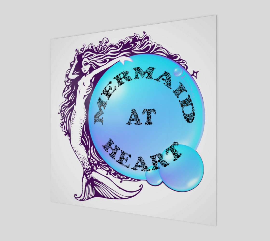 Mermaid at Heart Wall Art preview #1