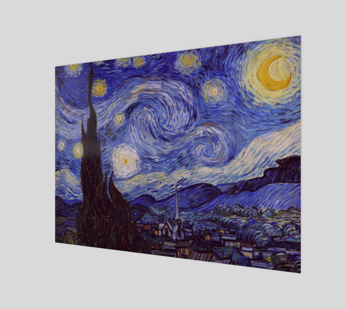 Vincent Van Gogh Starry Night Wall Art preview #1
