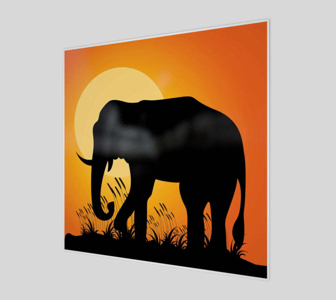 Elephant Silhouette preview #1