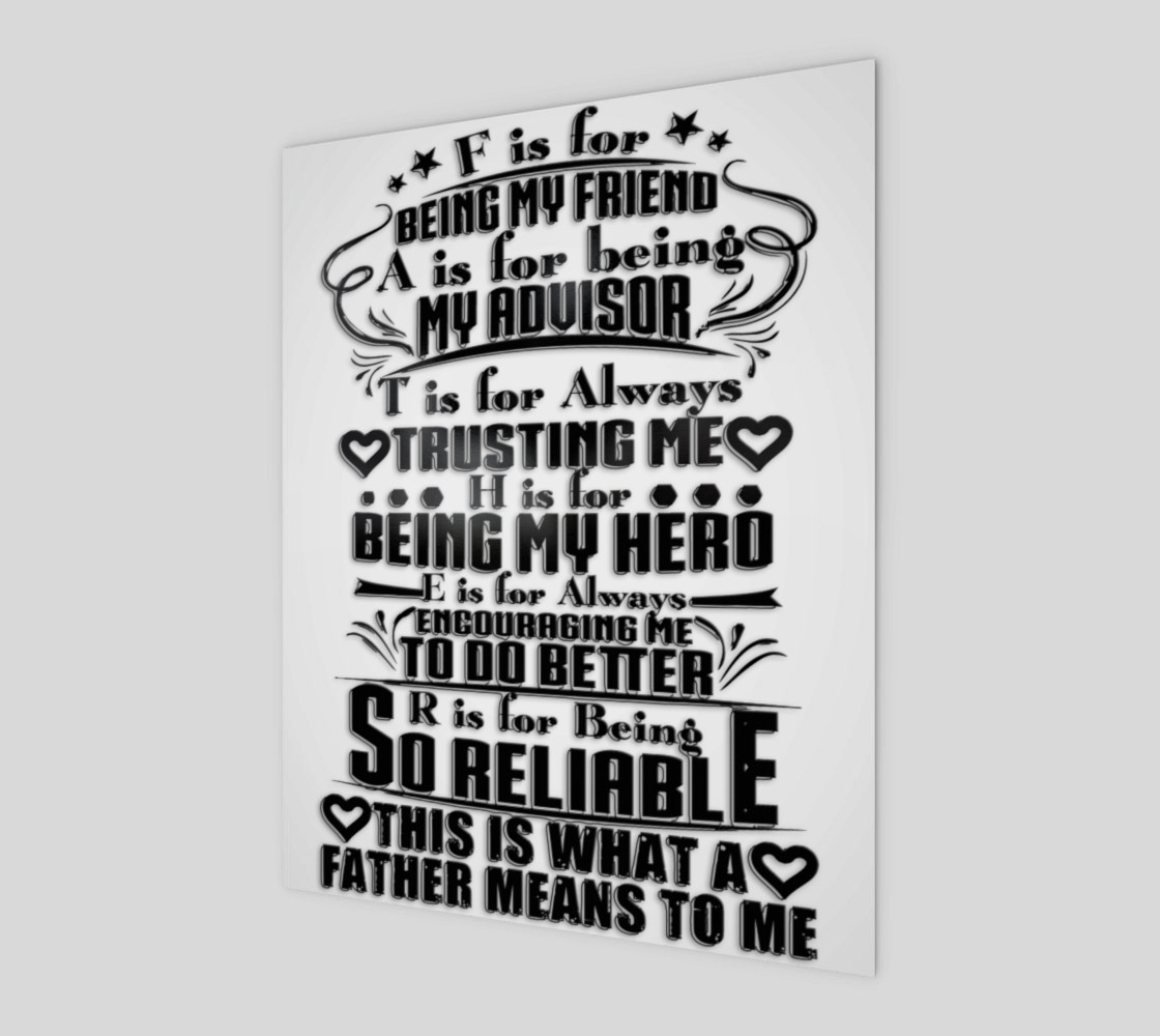 Father's Day Wood Plaque preview #1
