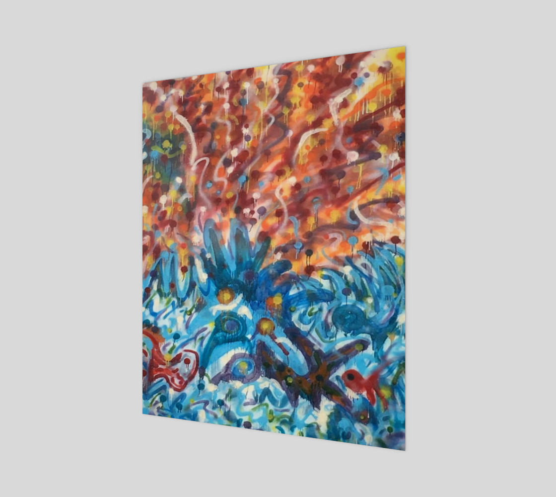 Life Ignition from Spray Painted Mural Poster preview #1